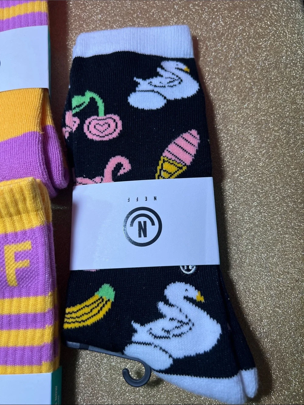NWT Neff Crew Socks Various Colors